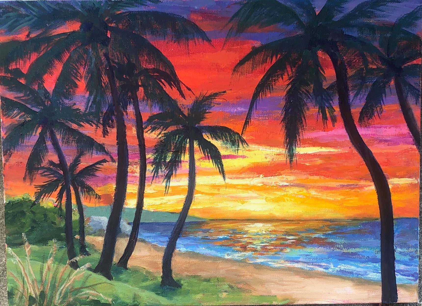 Sunset Beach by Louise Neathery